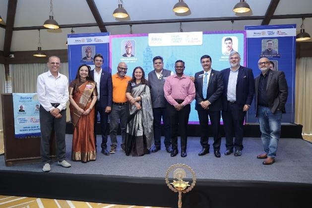 Induction and felicitation of Chief Guest Shri Arun Maheshbabu IAS