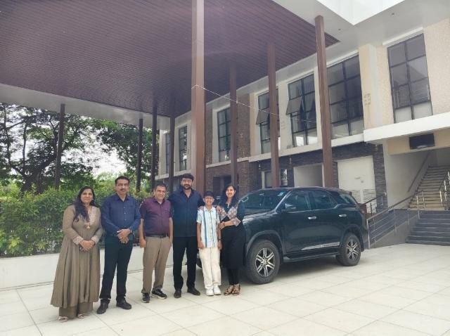 Rotary Club of Bhavnagar Royal delegation at Air Force Station Jamnagar