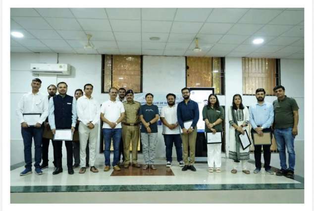 Medical doctors team with DCP Hetal Patel