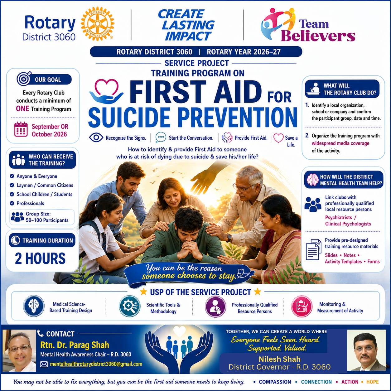 Cluster 1 Summit - 25th October 2026, Rajkot - Hosted by Rotary Club of Rajkot Prime