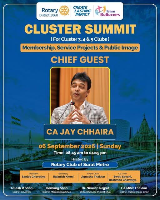 Chief Guest: CA Jay Chhaira - Central Council Member, ICAI