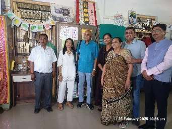 PDG Vijay Patel and Rotarians at Dhanori Ashramshala grant handover