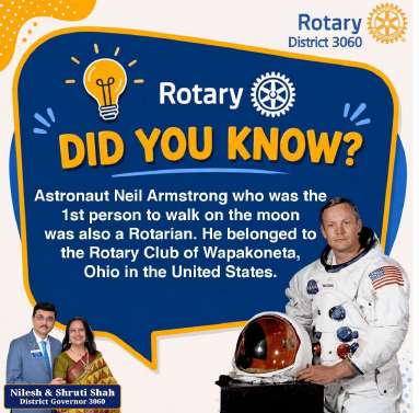Did You Know: Astronaut Neil Armstrong was a Rotarian