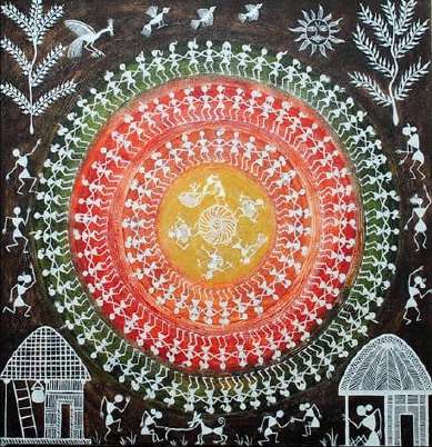 Warli Art painting by Rtn. Bansi Sheth