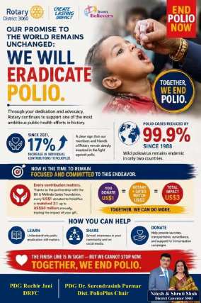 World Polio Day 2026 Flyer - We Will Eradicate Polio